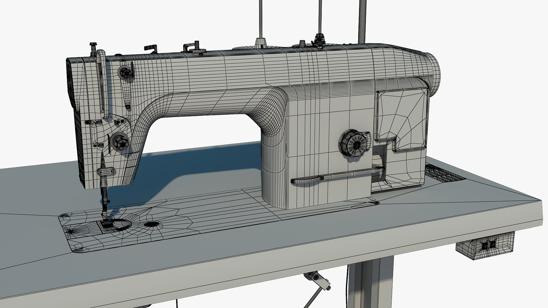 3D Industrial Sewing Machine Jack Model - TurboSquid 1445921