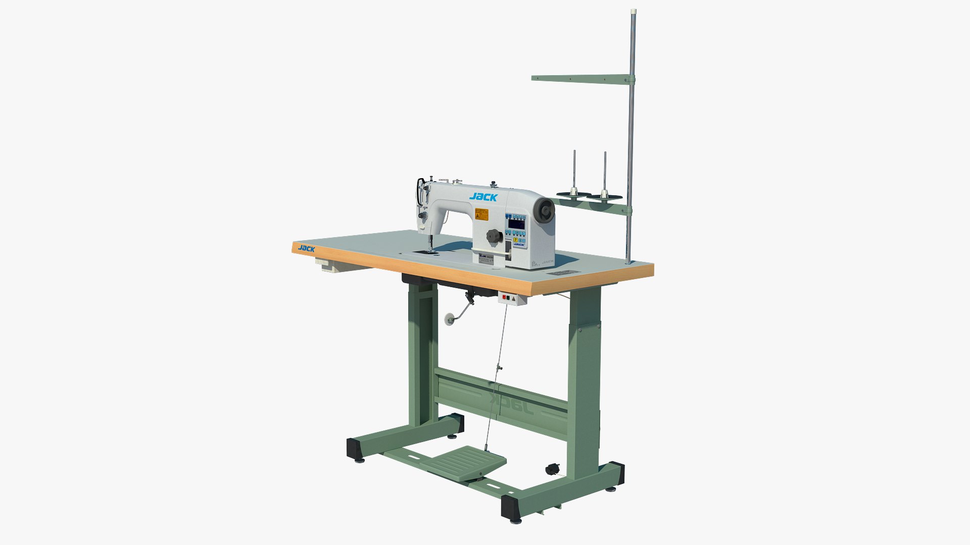 3D Industrial Sewing Machine Jack Model - TurboSquid 1445921