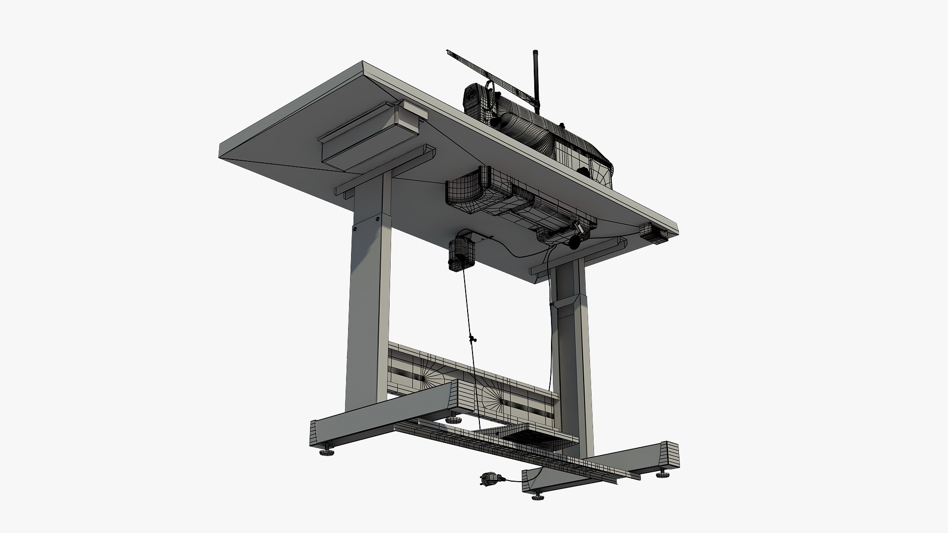 3D Industrial Sewing Machine Jack Model - TurboSquid 1445921