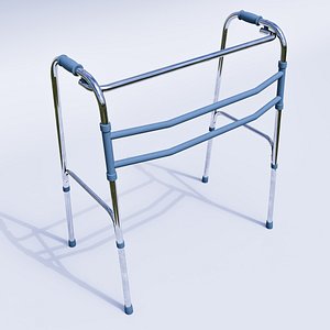 3D SOLID FOLDING WALKER model