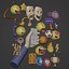 Cartoon Icons Pack - Emoji - Smiley - Sport - Ball - Music - Theater Masks - Cartoon Hand
