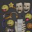 Cartoon Icons Pack - Emoji - Smiley - Sport - Ball - Music - Theater Masks - Cartoon Hand