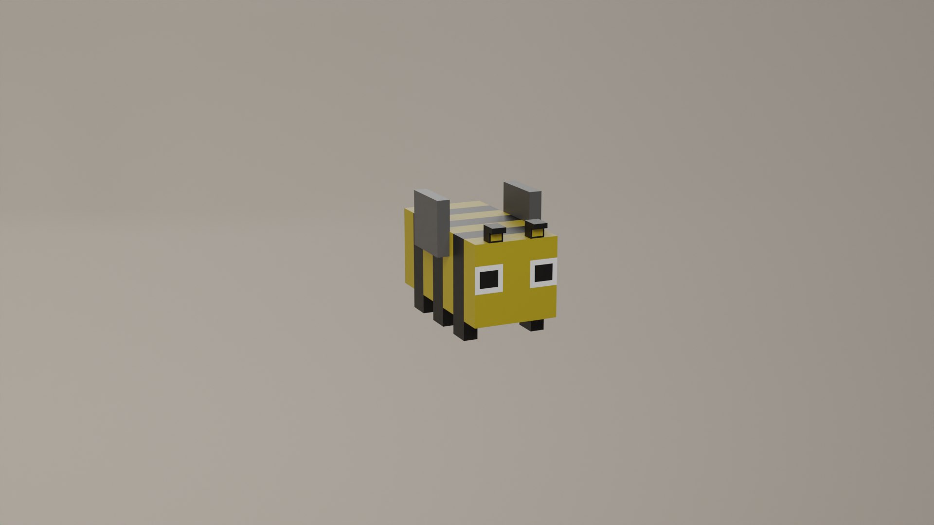 3D Voxel Low Polly Animal Bee Model - TurboSquid 2181697