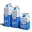Modèle de boîte en carton de lait 3D
