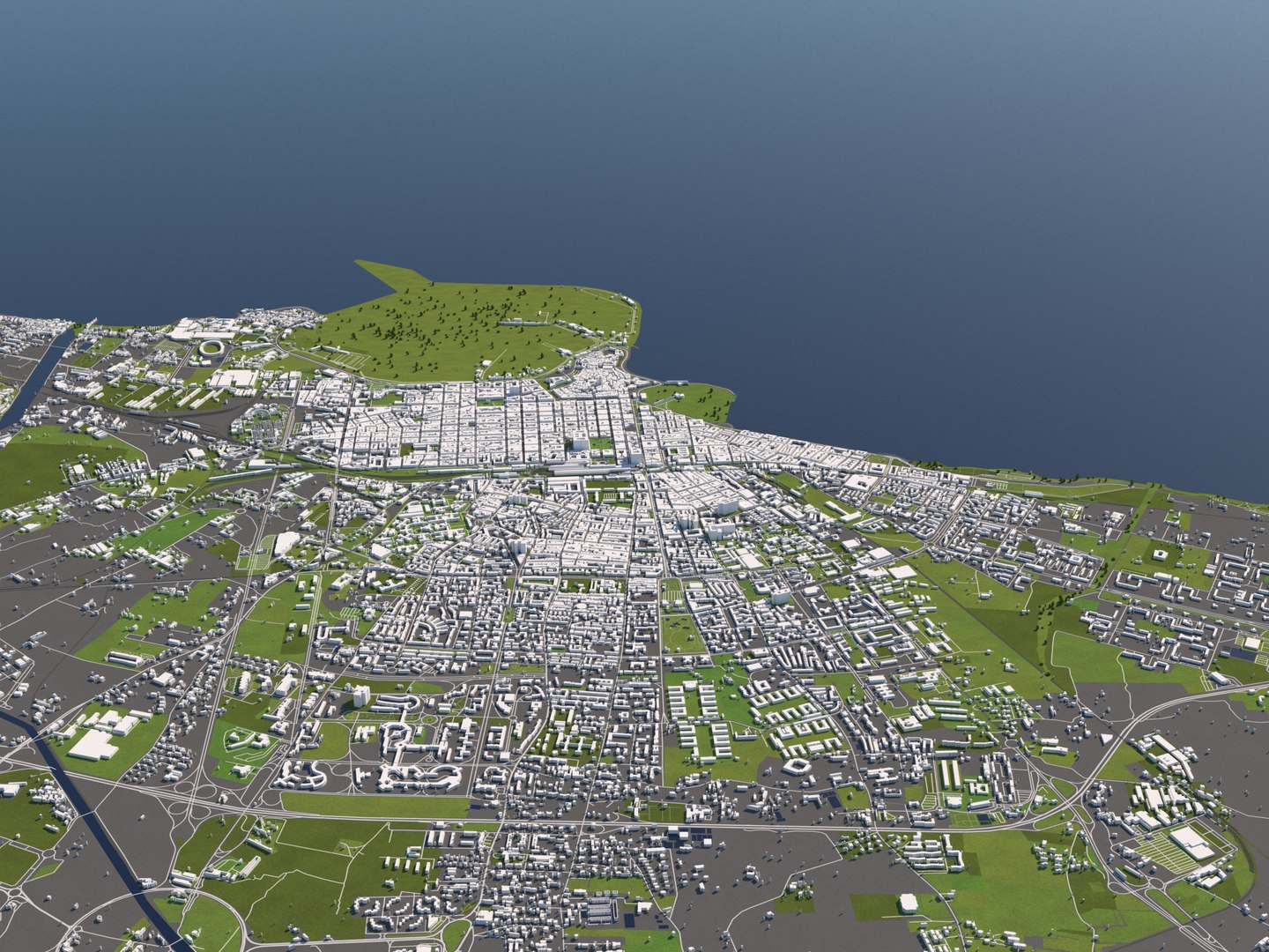 3D Buildings Houses Maps Model - TurboSquid 1520085