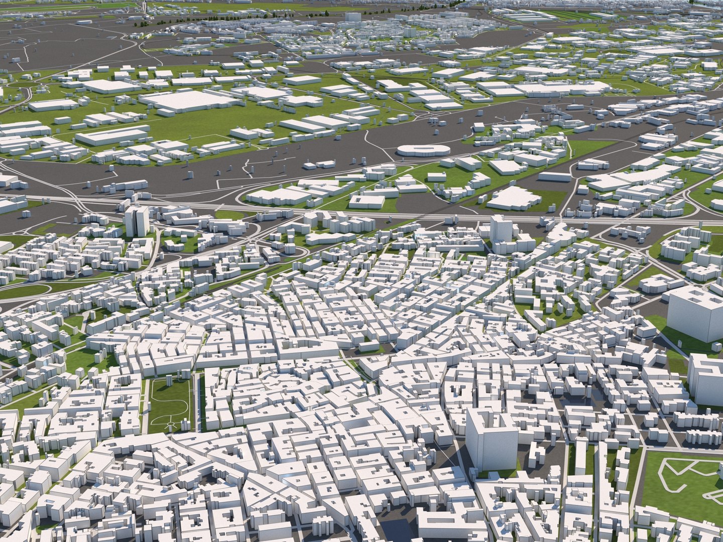 3D Buildings Houses Maps Model - TurboSquid 1520085