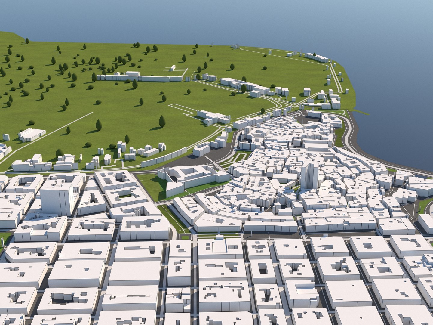 3D Buildings Houses Maps Model - TurboSquid 1520085