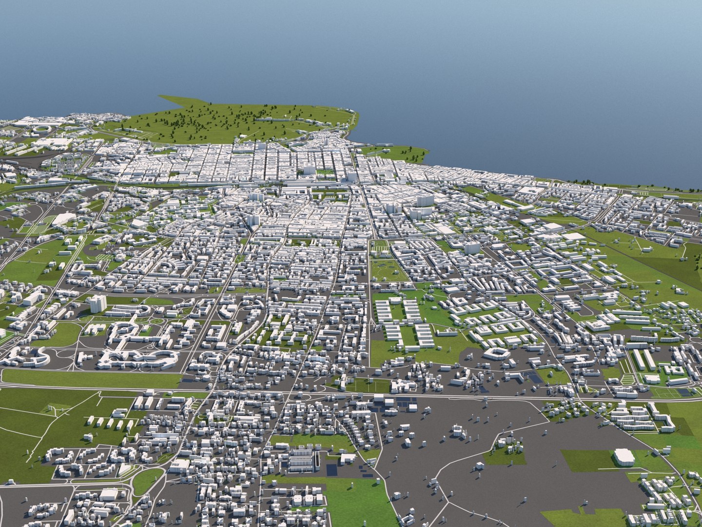 3D Buildings Houses Maps Model - TurboSquid 1520085