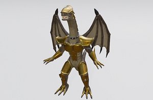 3D dragon warrior
