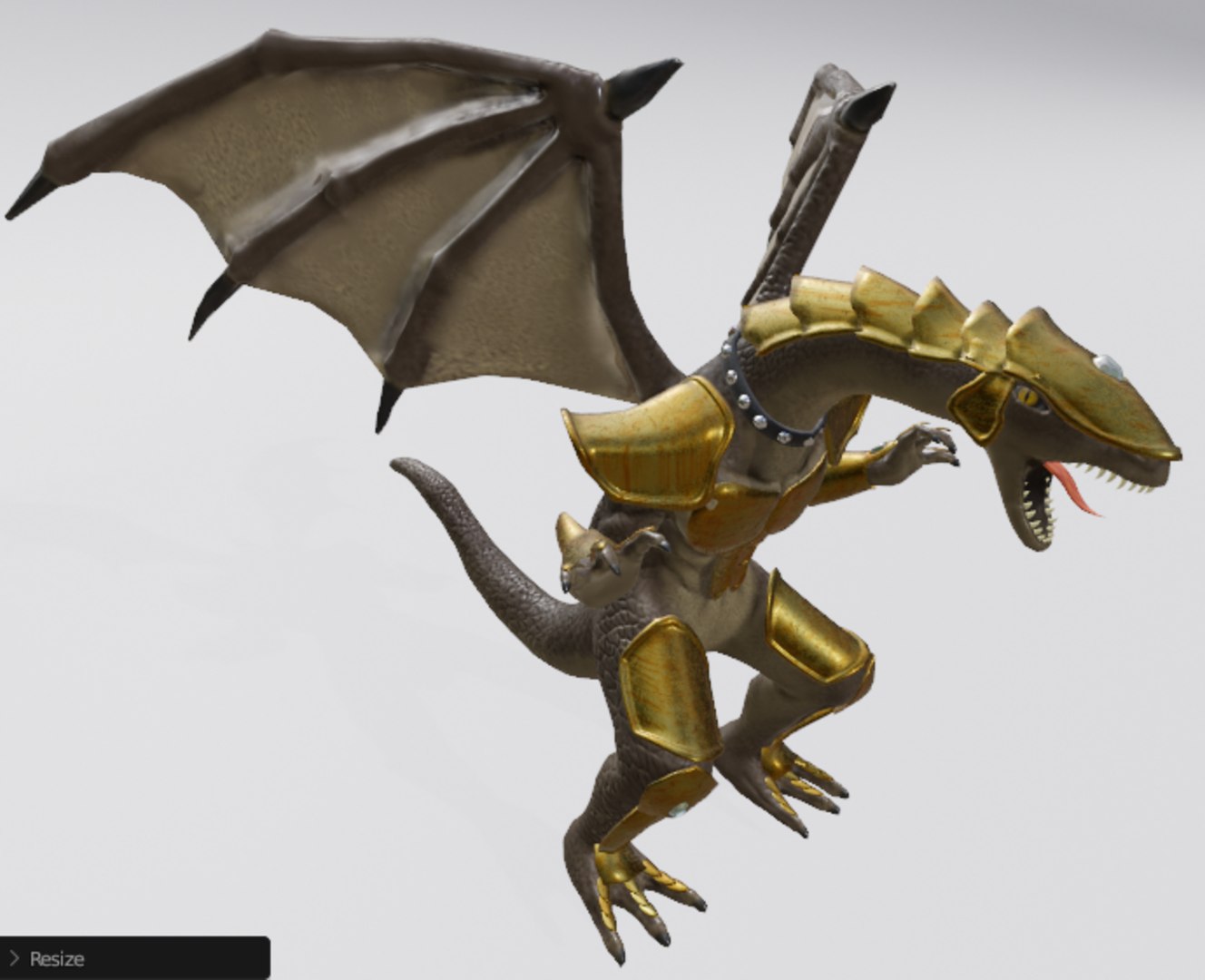 3D Dragon Warrior - TurboSquid 2410420