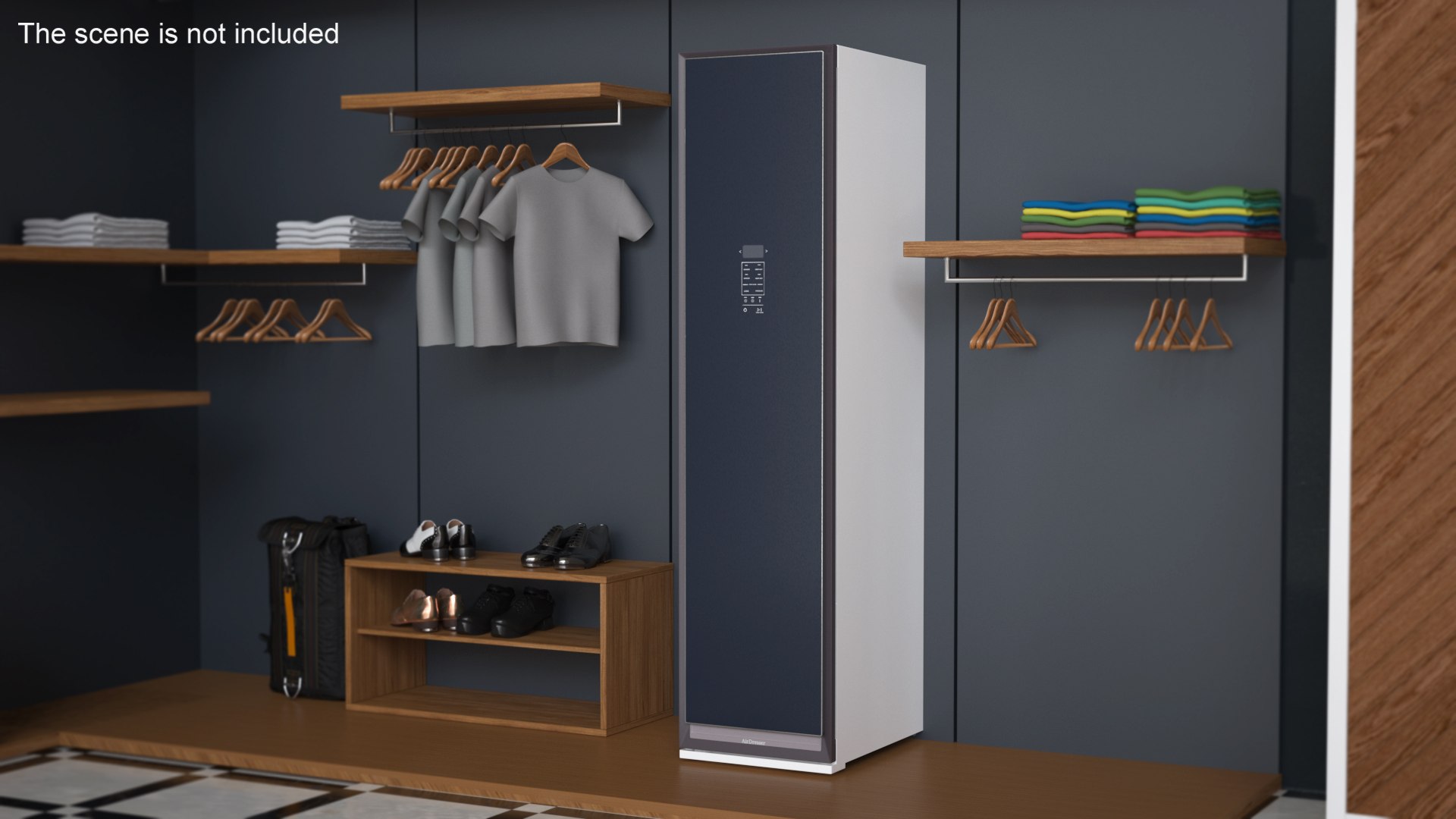 Air Dresser Cabinet Steamer for Clothes 3D model preview