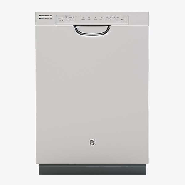 modelo 3d Lavavajillas empotrado de la serie 24 de General Electric