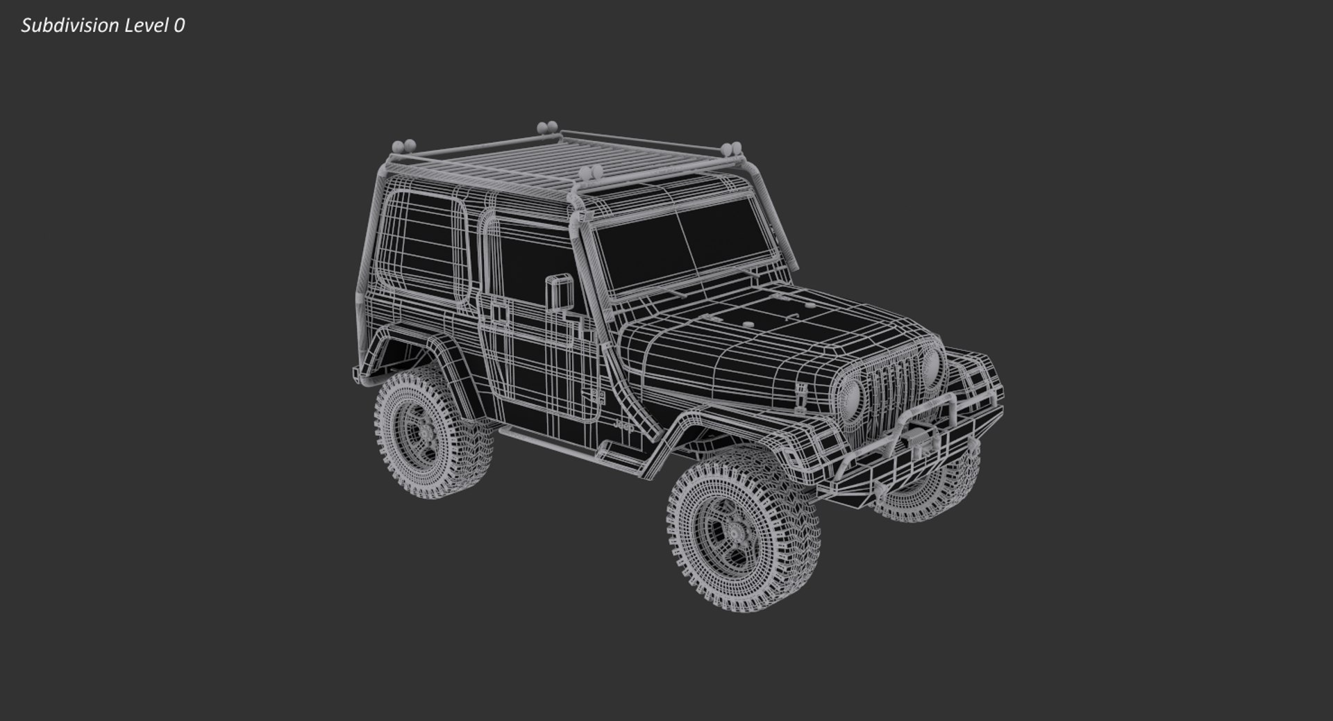 Jeep wrangler tj offroad 3D model - TurboSquid 1333302
