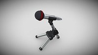 Microphone Desk Bordo