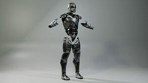 Low poly  Military Armor 3D model