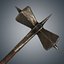 medieval hammers maces weapons 3D model