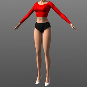 Clothing - Tight Shorts & Cropped Sweater