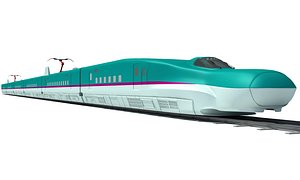 3d model high-speed train shinkansen e5