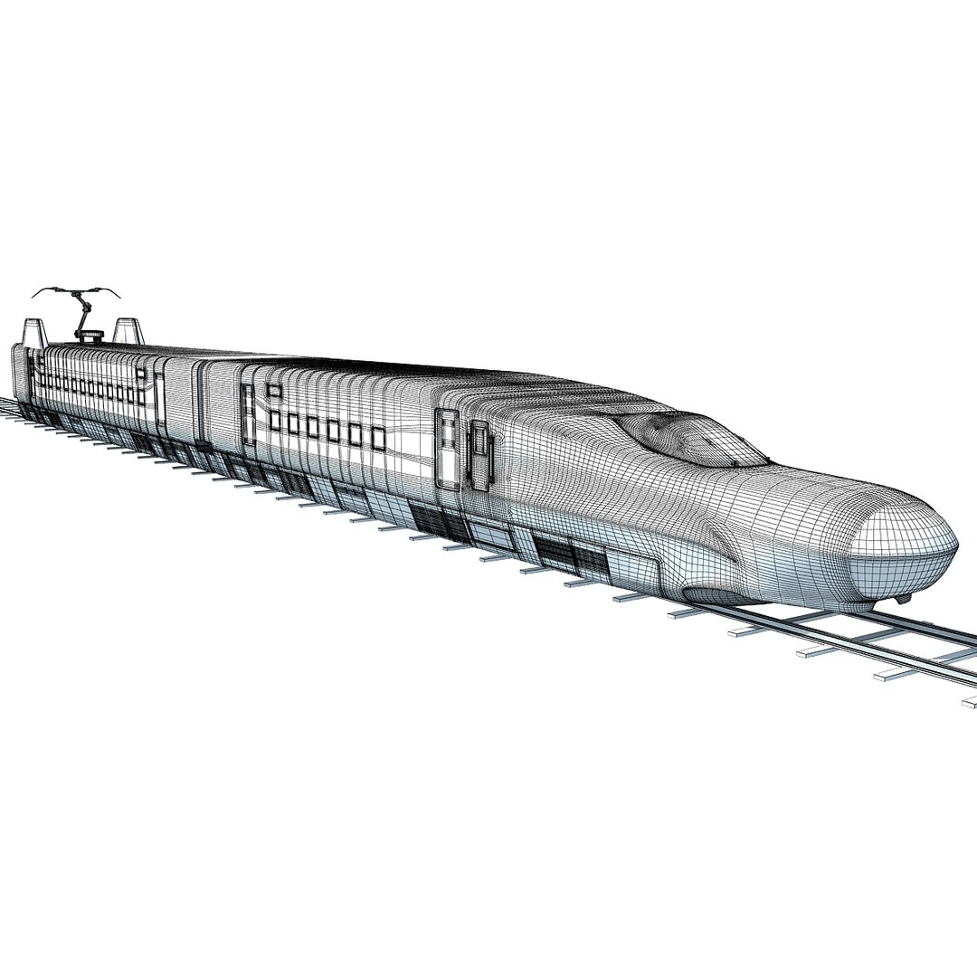 3d model high-speed train shinkansen e5 https://p.turbosquid.com/ts-thumb/Hk/OtbImp/UvNrPE4x/wire0000/jpg/1354440212/1920x1080/fit_q87/a7360bff9d34321d880b56a883708251bf631880/wire0000.jpg