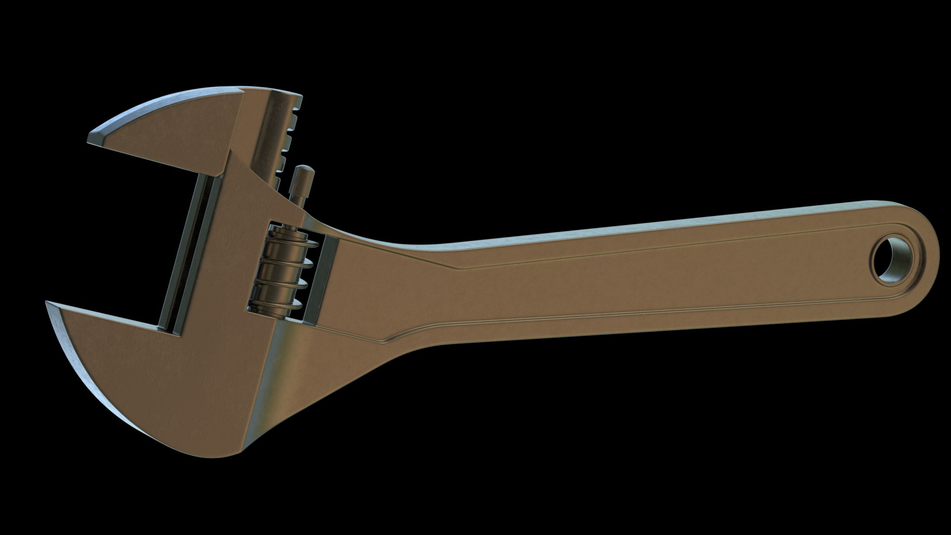 Monkey Wrench Model TurboSquid 1194942