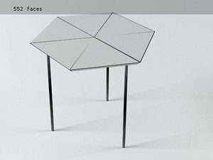 3D trompe loeil - table model
