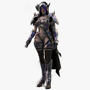 Elf Female Archer Warrior UE - Unity