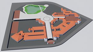 LAYOUT GAMBIR EXPO 3D model