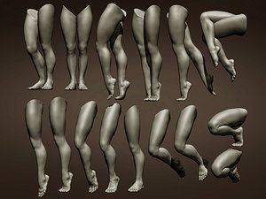 15 female leg poses