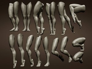 15 female leg poses