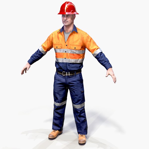 3D Модель Workman Mining Safety Glen - TurboSquid 763018