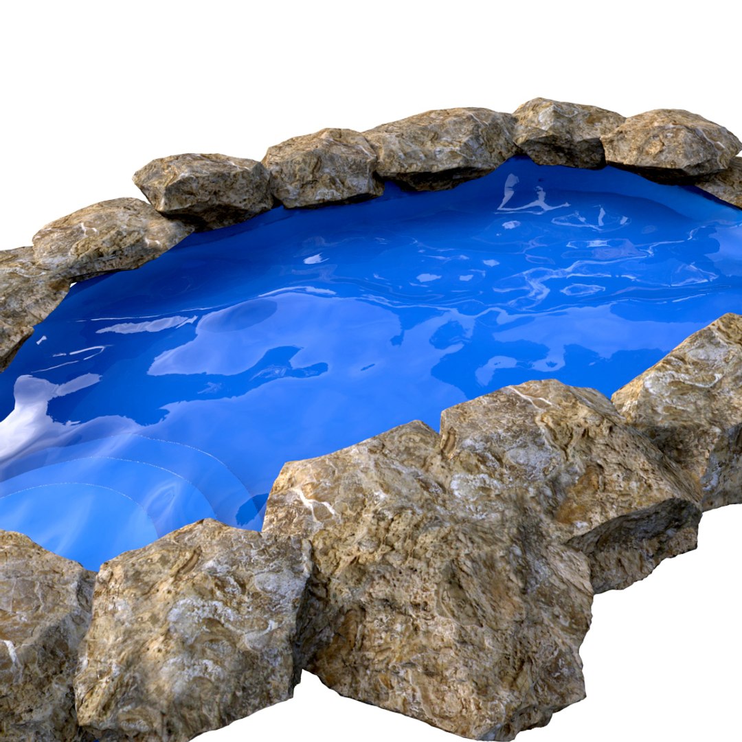 3ds Max Lagoon Pool