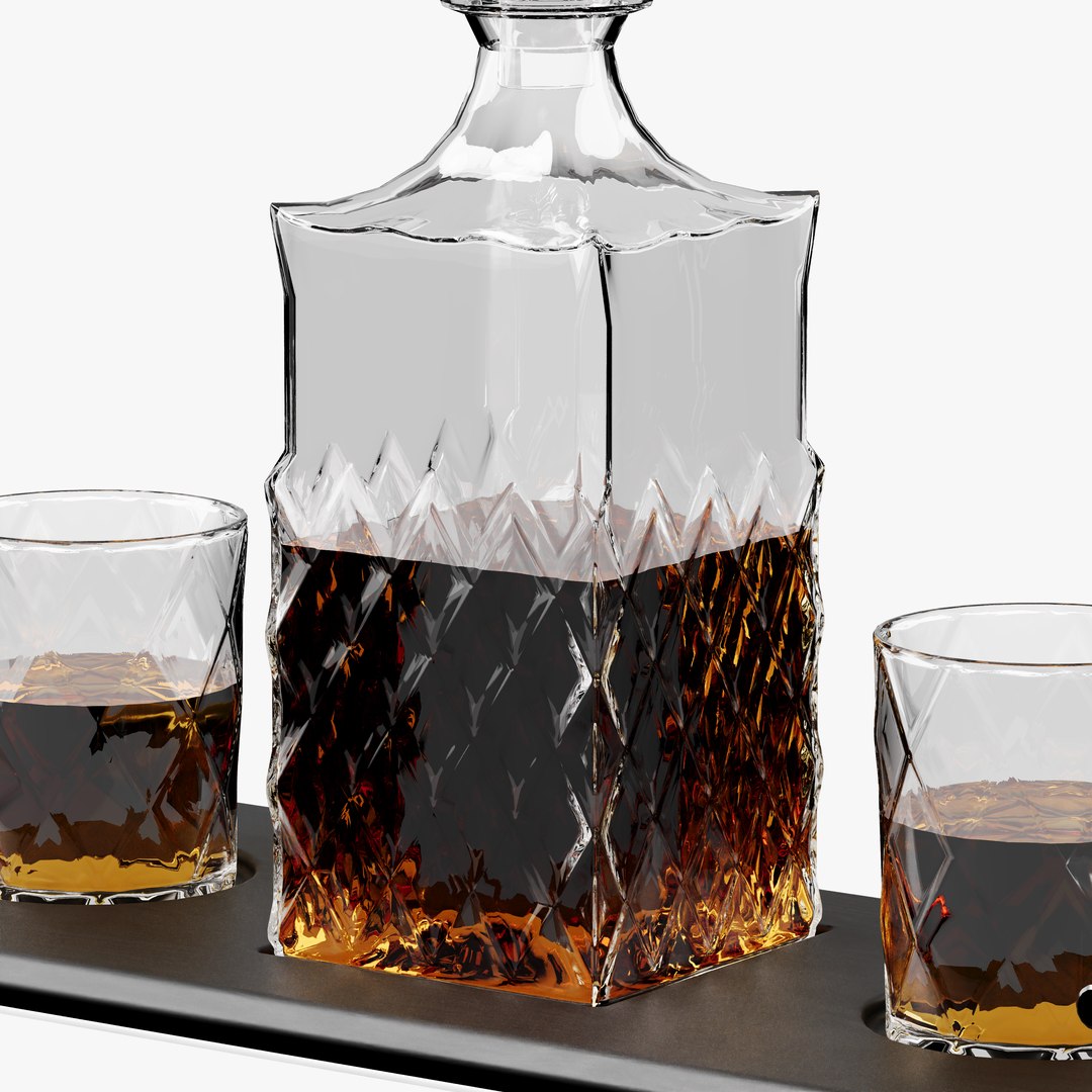 Whiskey Decanter Set 3D model https://p.turbosquid.com/ts-thumb/Hk/y5lfEi/lc/closeside/png/1750270292/1920x1080/fit_q87/fdeb0136ebd396f53186ed79e65e021625a2d2c7/closeside.jpg