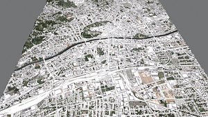 Cityscape Graz Austria 3D model