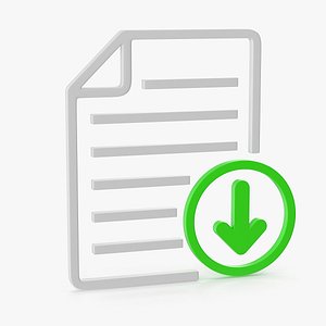 3D Paper Icon Download
