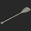 canoe paddle 2 modeled 3d max