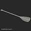 canoe paddle 2 modeled 3d max