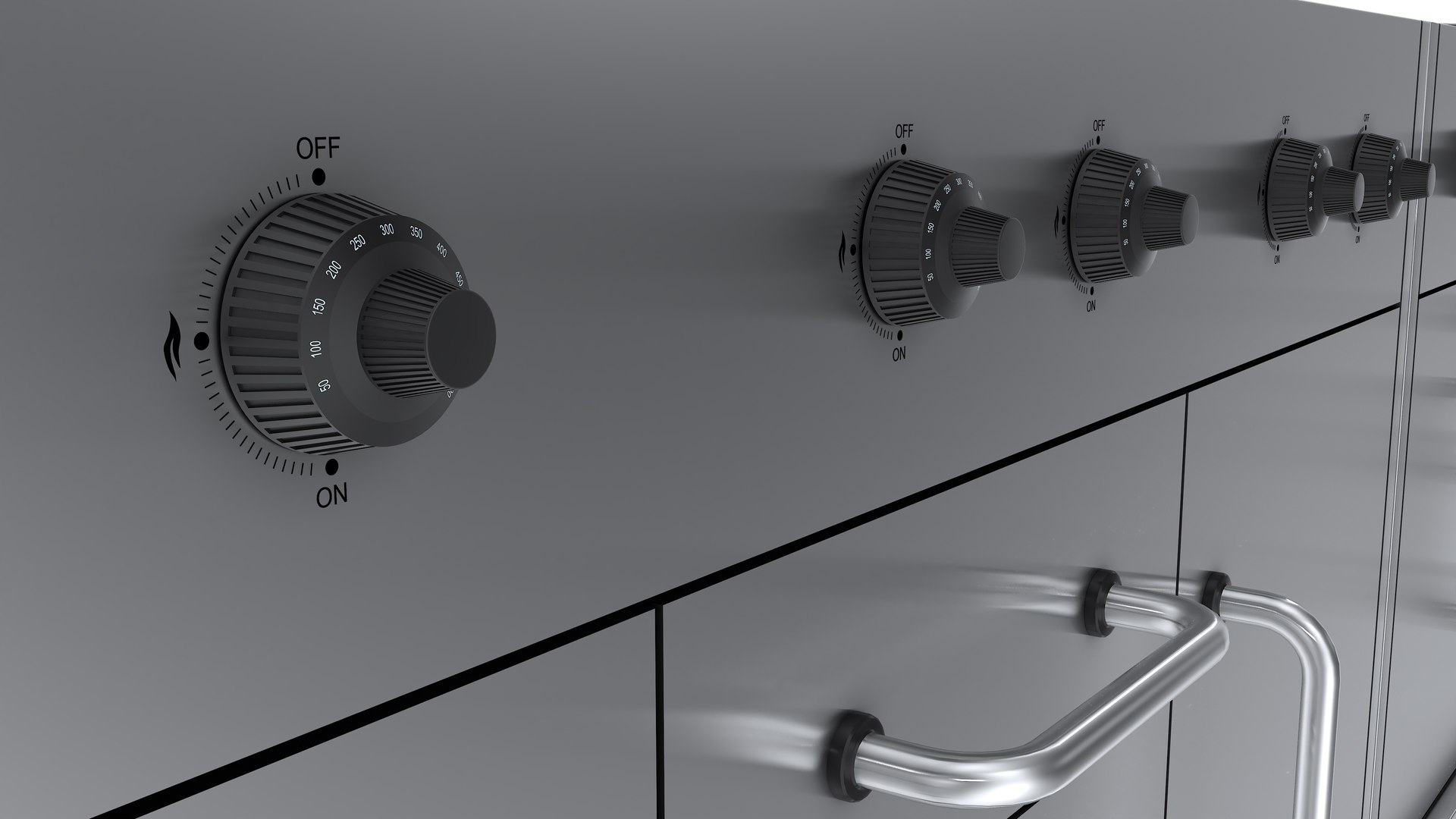 3D Commercial Kitchen Oven Model - TurboSquid 2223134