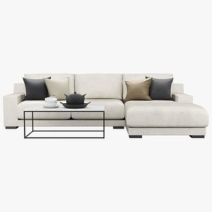 Dalton 2-Piece Chaise Corner Sofa