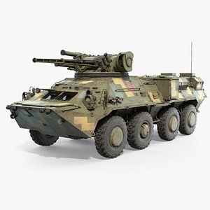 BTR-3 Ukrainian APC Game Ready