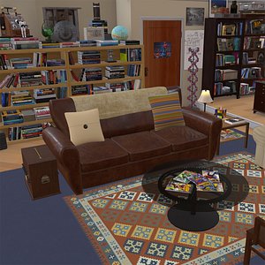 3D living room