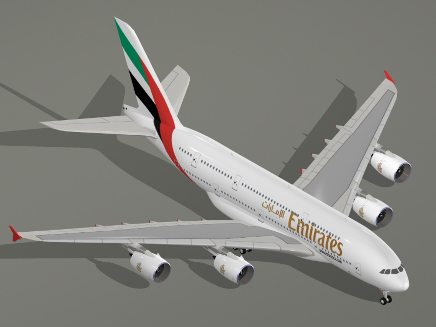 Max Airbus A380-800 Emirates Airline