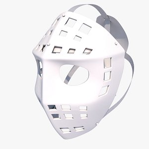 goalie mask 3d 3ds