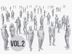 Complete Lowpoly People Pack Volume 2