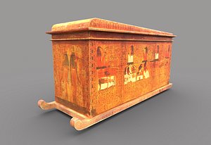 egyptic sarcophagus 3D model