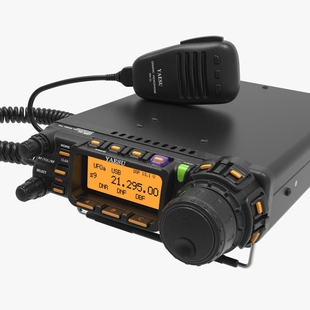 yaesu ft-857d amateur transceiver obj