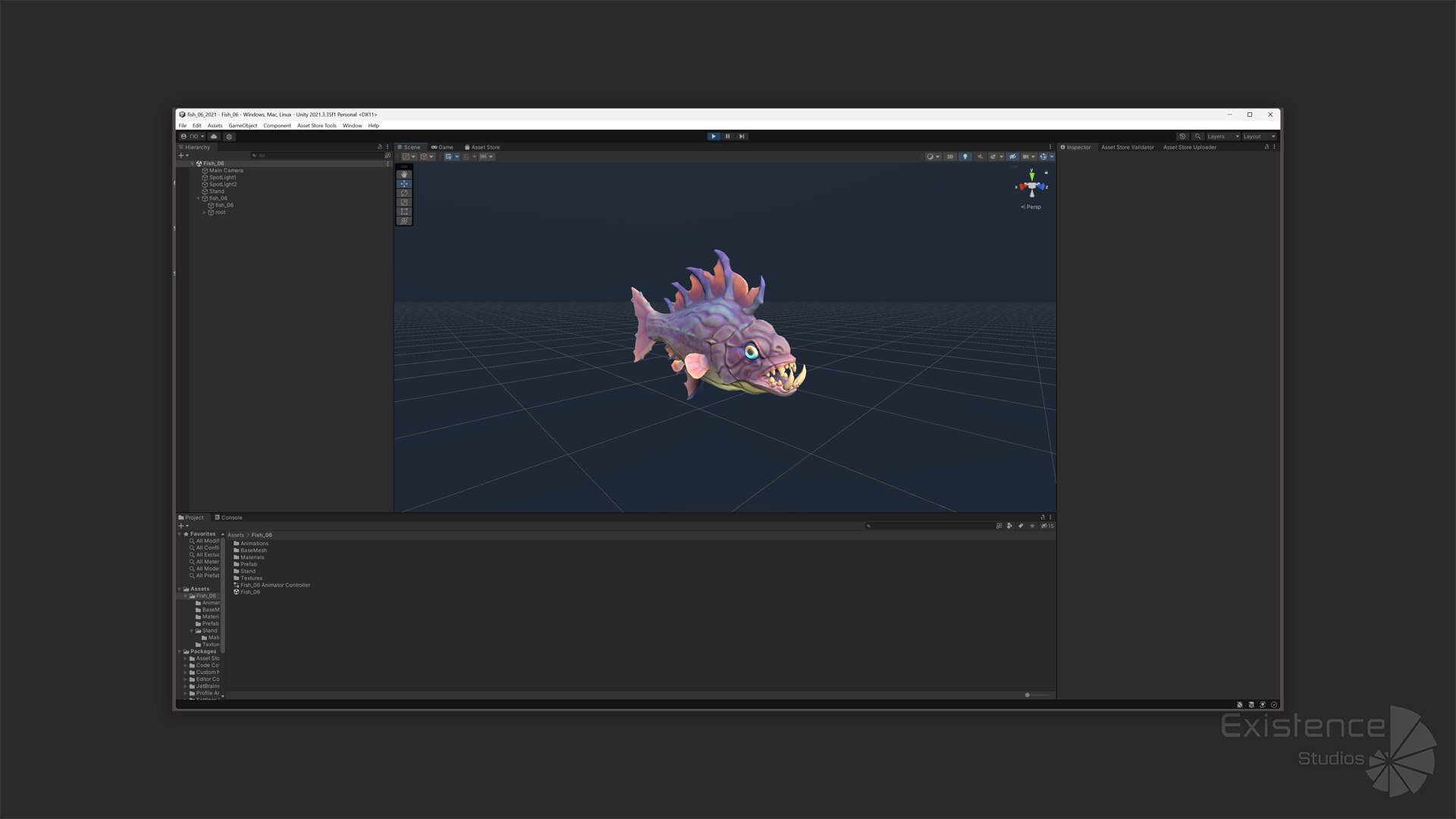 3D Fantasy Fish 06 - Aqua Life - Underwater Creature - 45 3D Model ...