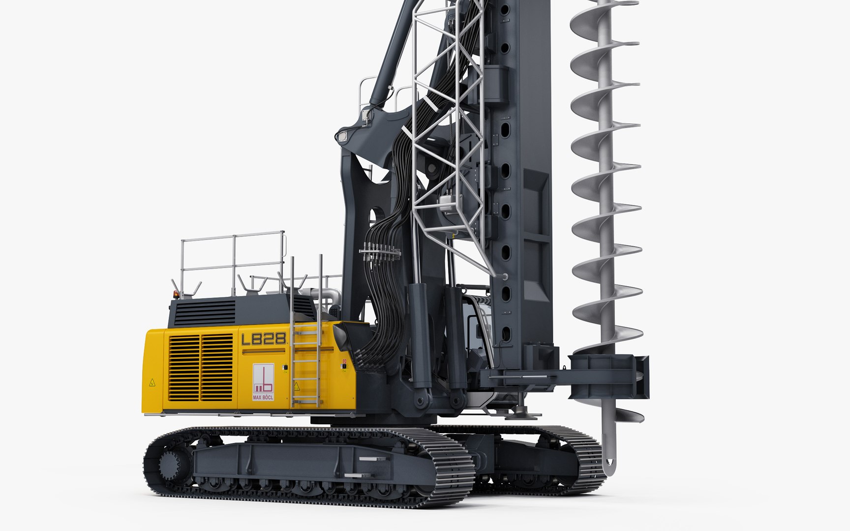 Liebherr lb 28-320 drilling rig 3D model - TurboSquid 1326313