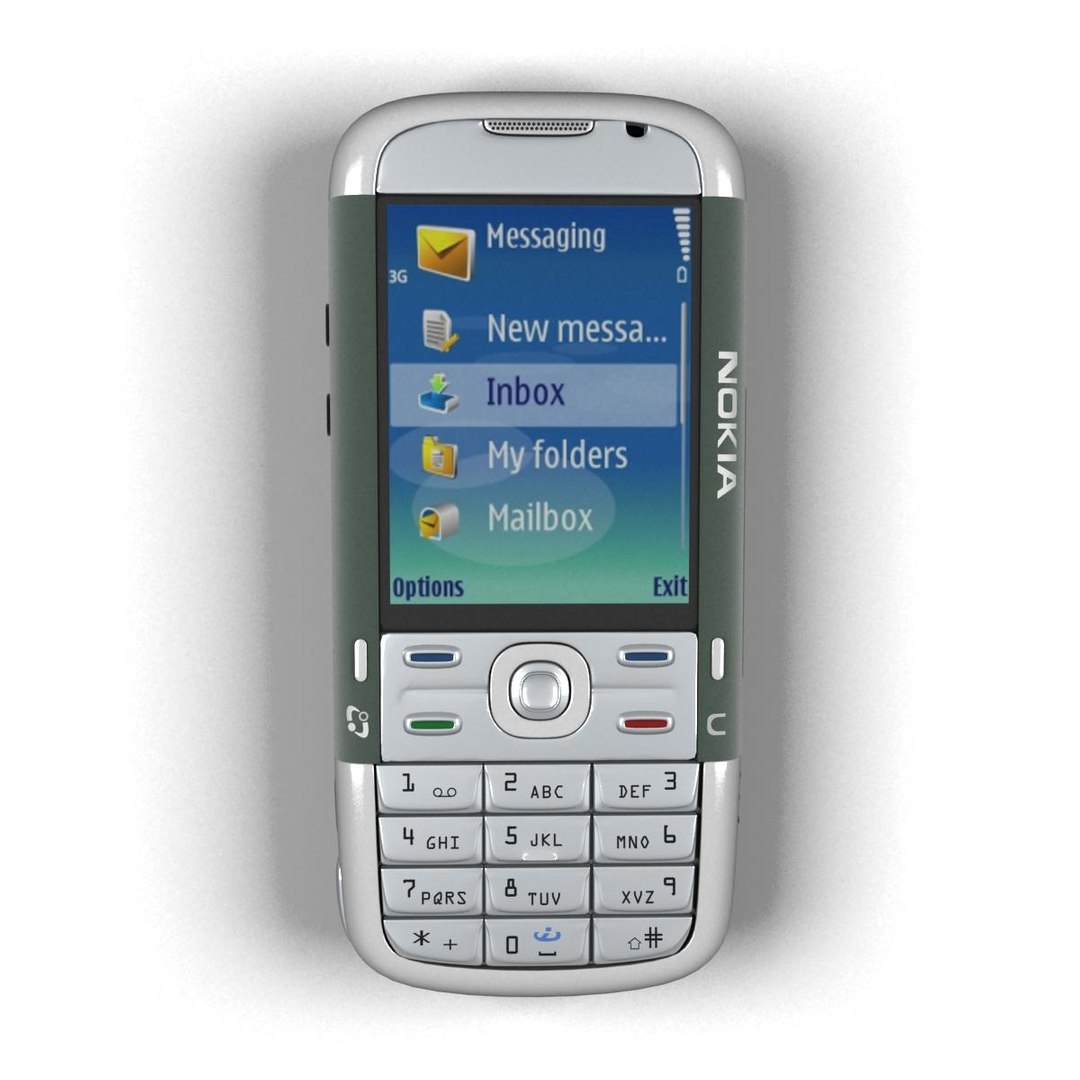 3d Nokia 5700 Cell Phone Model