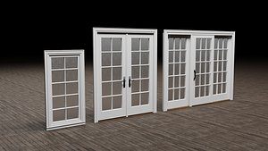 Door Window Set 3D model