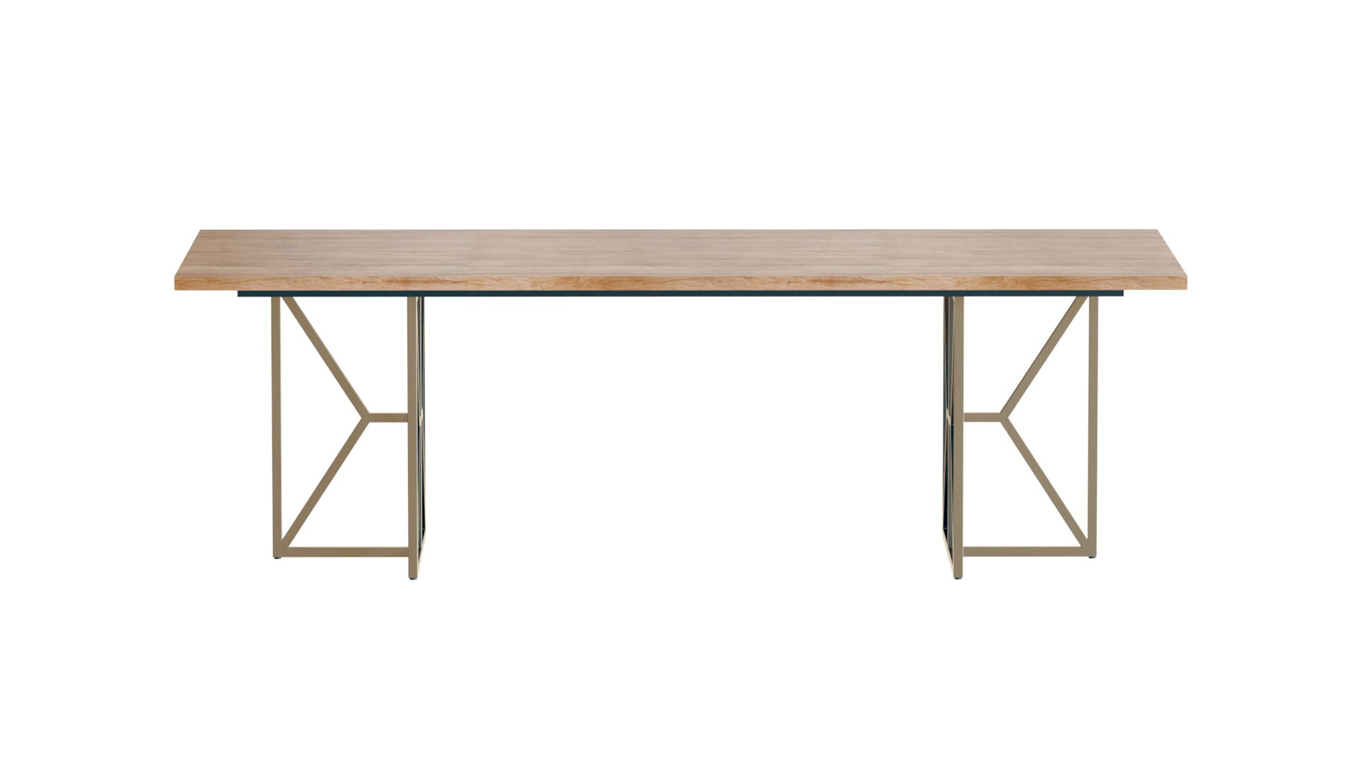 3D CrateBarrel Hayes Rectangular Table Model - TurboSquid 1776645